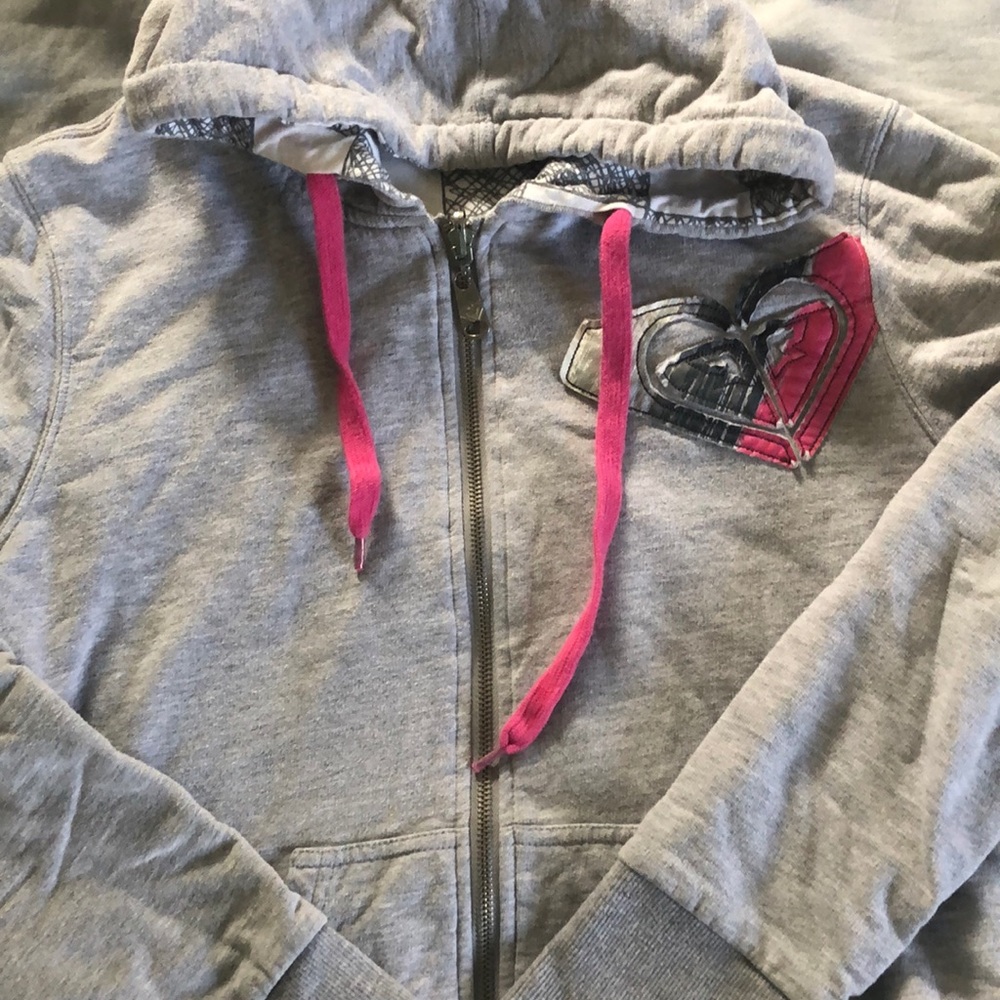 Reversible Roxy Zip Up Hoodie